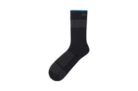 Calcetines altos de lana negro
