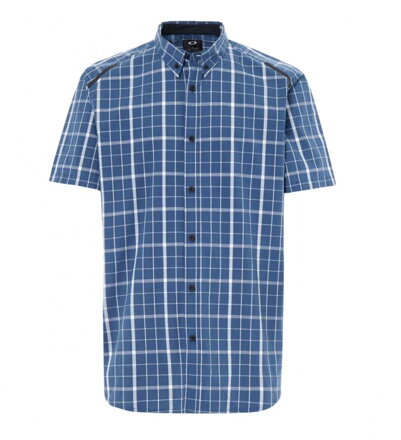 Camisa OAKLEY LOCAL SS PLAID azul L