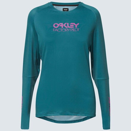 Maillot Oakley Factory Pilot LS WSD verde