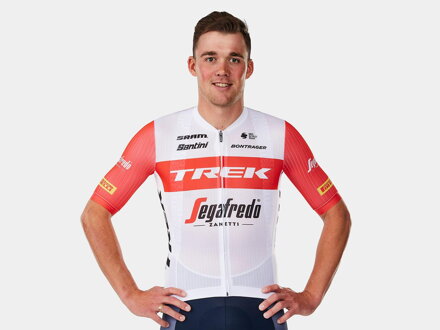 Camiseta Bontrager Santini Trek Segafredo Replica blanco rojo/ Talla: L