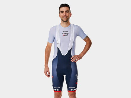 Pantalón con tirantes Bontrager Santini Trek-Segafredo Team Replica azul