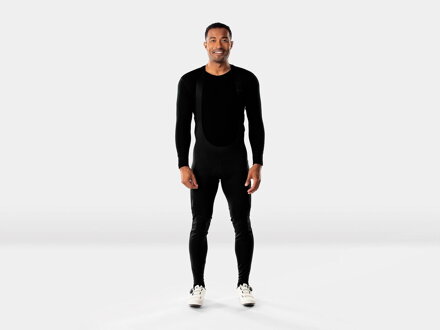 Culotte largo con tirantes Bontrager Trek Circuit Softshell negro