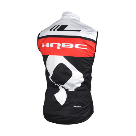 Chaleco Q TEAM negro/rojo