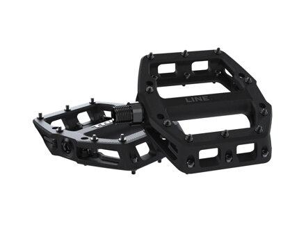 Bontrager Pedales Line Elite Flat negro