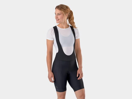 Pantalón con tirantes Bontrager Trek Solstice para mujer con tirantes negro