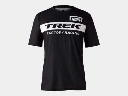 Camiseta funcional Bontrager 100% Trek Factory Racing negra