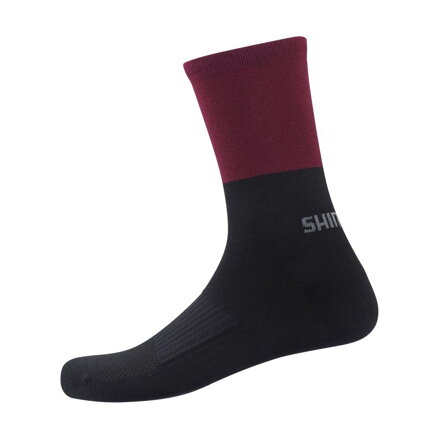Calcetines ORIGINAL WOOL TALL negro/rojo