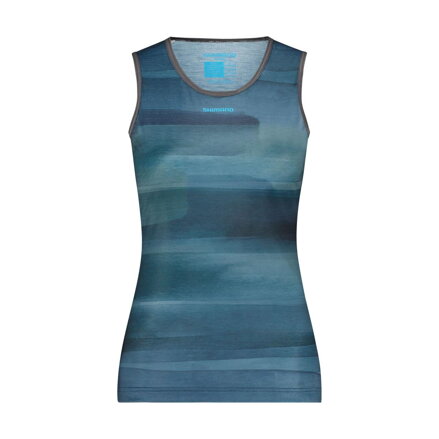 Camiseta mujer VERTEX PRIMA SL BASE LAYER PRINTED verde aurora