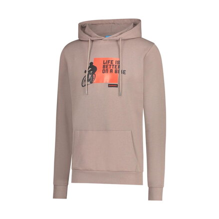 SUDADERA GRÁFICA marrón