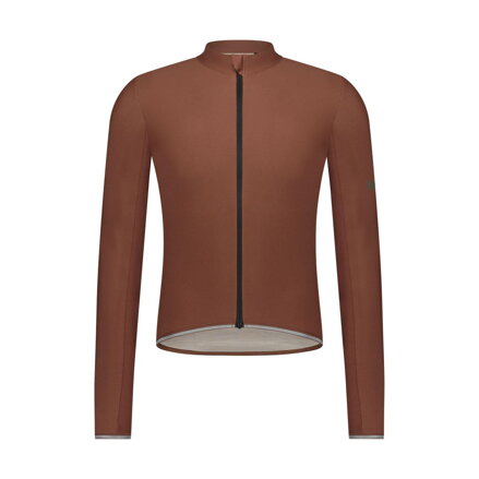 Jersey EVOLVE MERINO LARGO marrón