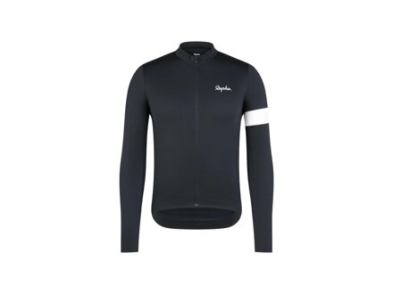 Maillot ciclista Rapha Core manga larga negro