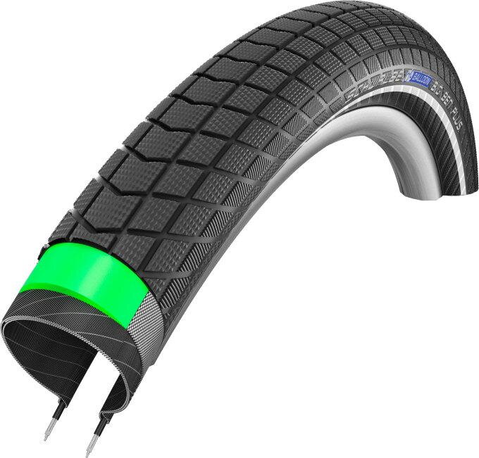 Neumático SCHWALBE BIG BEN PLUS (55-559) 26x2.15 Performance 67EPI GreenGuard 925g Negro reflex