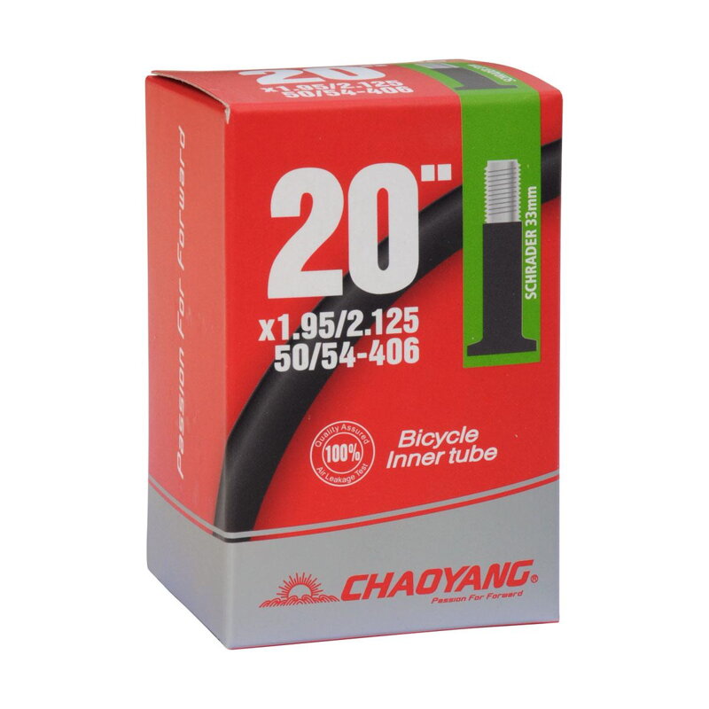 Cámara de aire CHAOYANG 20x1.95/2.125 AV33 (50/54-406) Cámara de aire CHAOYANG 20x1.95/2.125 AV33 (50/54-406)