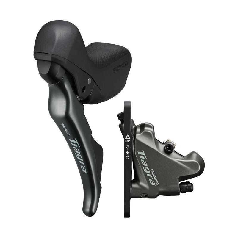 SHIMANO Juego Tiagra de doble control ST-R4720/BR-R7020 izquierda 2-ant. mecánico. engranaje/freno hidráulico SHIMANO Juego Tiagra de doble control ST-R4720/BR-R7020 izquierda 2-ant. mecánico. engranaje/freno hidráulico