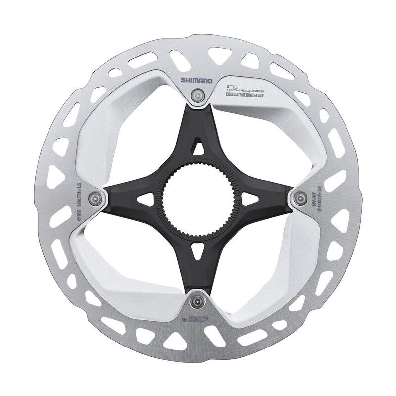 Disco de freno SHIMANO RT-MT800 160mm Center Lock Ice Tech (apretado internamente) Disco de freno SHIMANO RT-MT800 160mm Center Lock Ice Tech (apretado internamente)