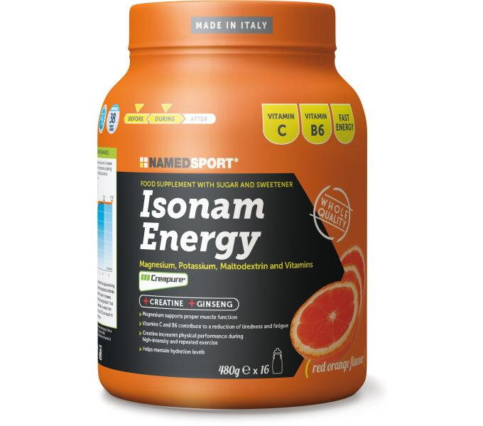 NAMEDSPORT Bebida ISONAM ENERGY naranja 480g NAMEDSPORT Bebida ISONAM ENERGY naranja 480g