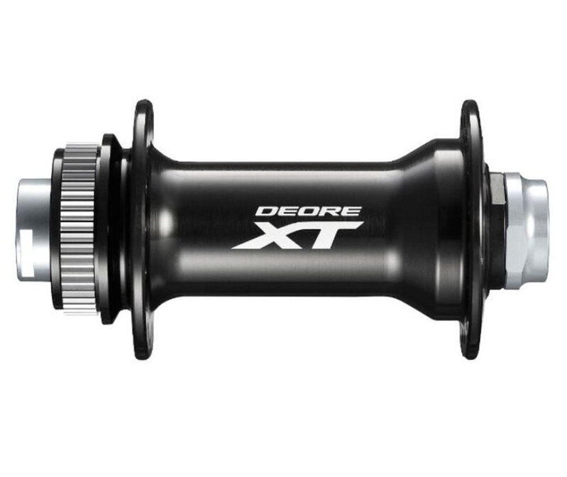 Buje delantero SHIMANO XT HB-M8010 100x15mm eje 32d. cerradura central negra Buje delantero SHIMANO XT HB-M8010 100x15mm eje 32d. cerradura central negra