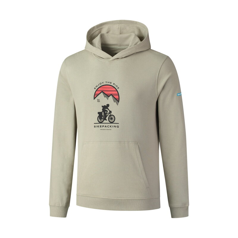 SHIMANO Sudadera SHIMANO HOODIE verde/rojo SHIMANO Sudadera SHIMANO HOODIE verde/rojo