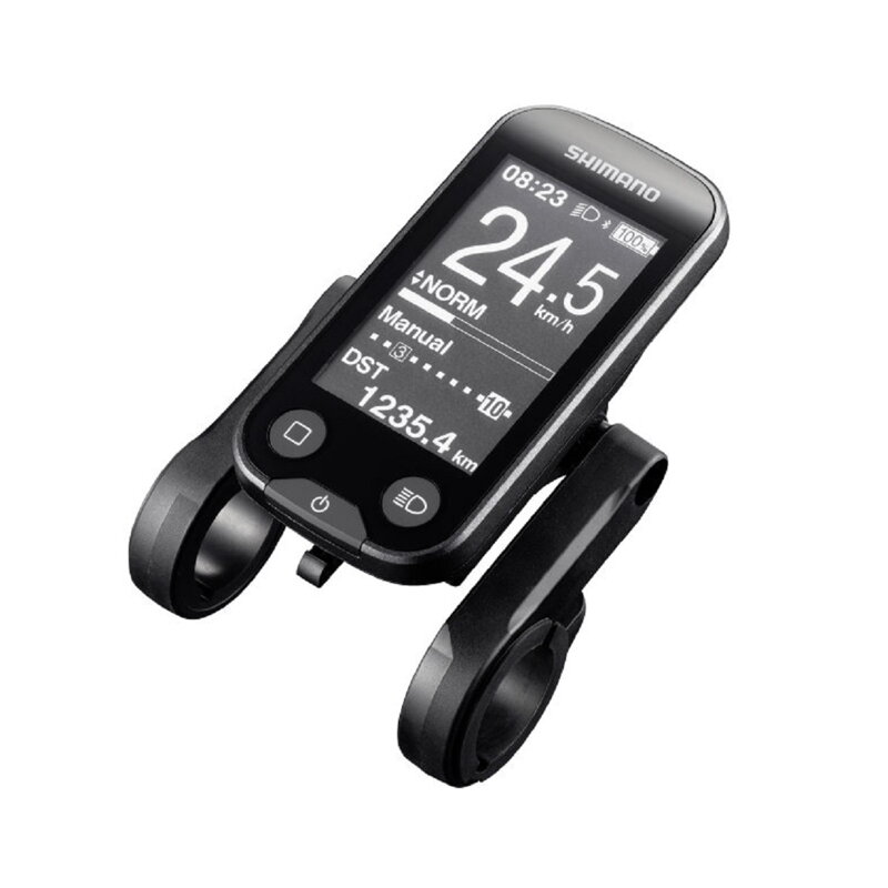 SHIMANO SC-E6100 E-Bike ordenador para STEPS con soporte SHIMANO SC-E6100 E-Bike ordenador para STEPS con soporte