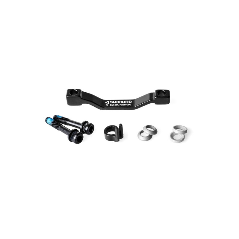 Adaptador SHIMANO SM-MAF220 frontal para disco 220mm PM/PM (200/220) Adaptador SHIMANO SM-MAF220 frontal para disco 220mm PM/PM (200/220)