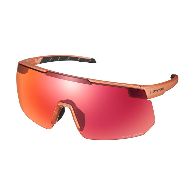 Gafas SHIMANO S-PHYRE2 naranja metalizado Ridescape Road Gafas SHIMANO S-PHYRE2 naranja metalizado Ridescape Road