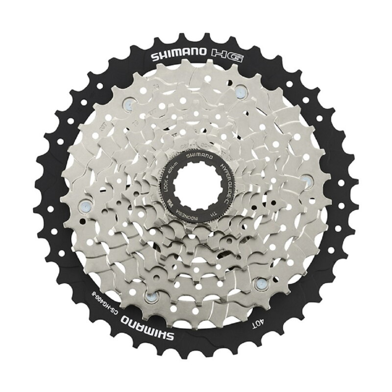 Cassette SHIMANO CS-HG400 8 ruedas 11-40z. Cassette SHIMANO CS-HG400 8 ruedas 11-40z.