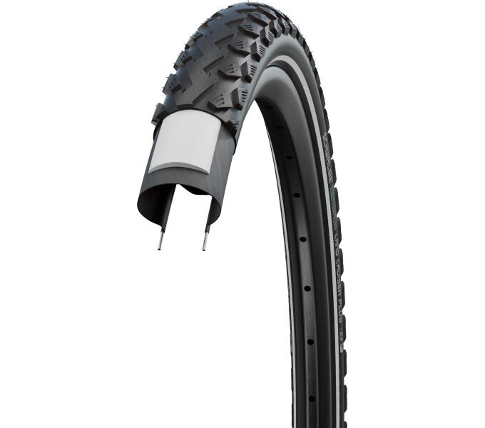SCHWALBE Neumático LAND CRUISER PLUS (50-584) 27.5x2.00 Active 50EPI PunctureGuard 980g Reflex Verde