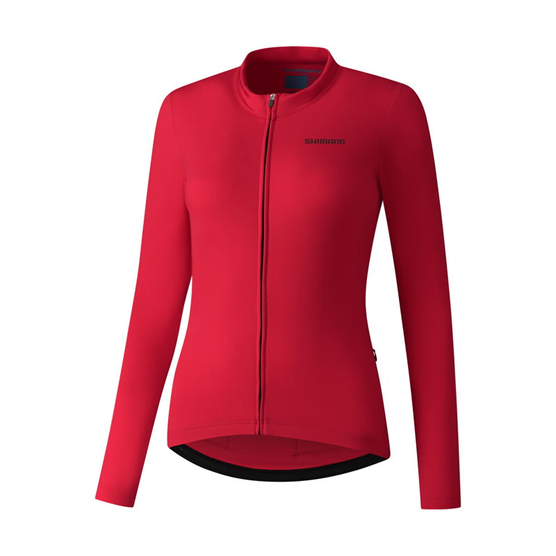 SHIMANO Maillot mujer KAEDE THERMAL LONG rojo SHIMANO Maillot mujer KAEDE THERMAL LONG rojo