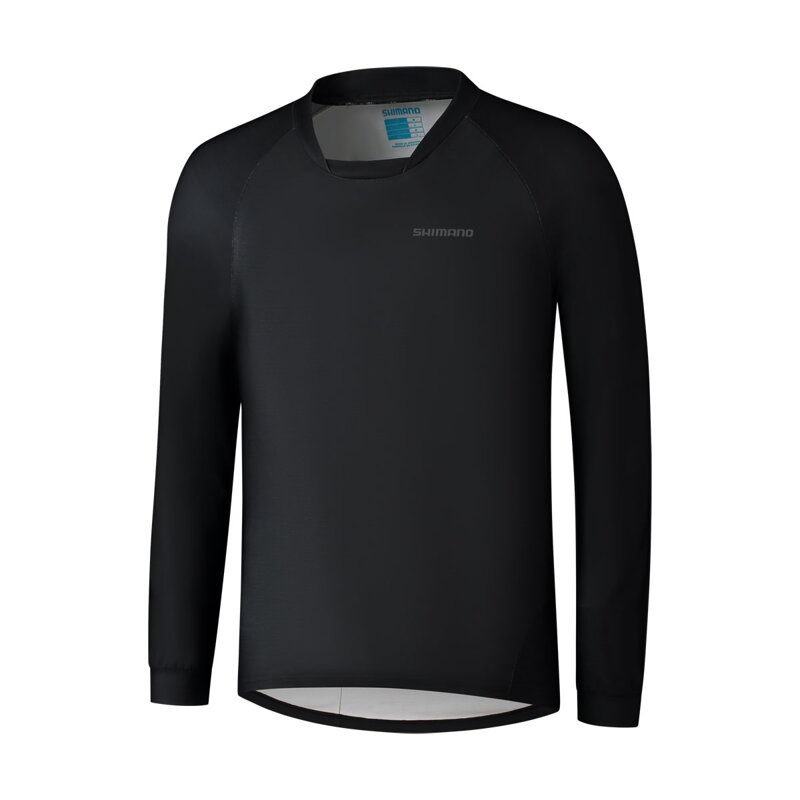 SHIMANO Maillot MYOKO LARGO CALIENTE negro SHIMANO Maillot MYOKO LARGO CALIENTE negro