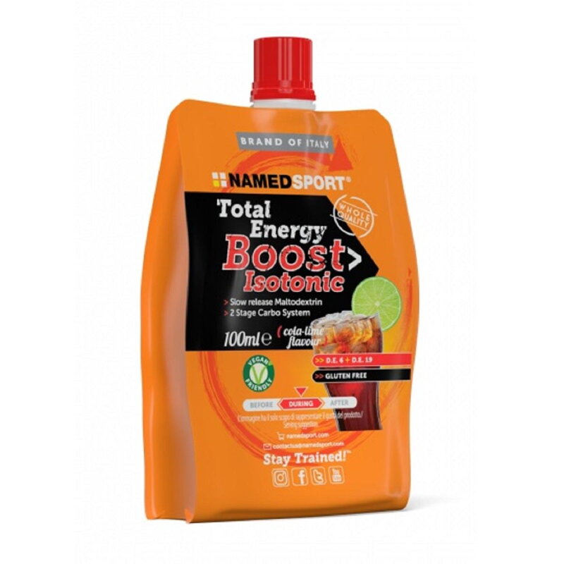NAMEDSPORT Gel TOTAL ENERGY BOOST ISOTONICO cola/lima 100ml NAMEDSPORT Gel TOTAL ENERGY BOOST ISOTONICO cola/lima 100ml