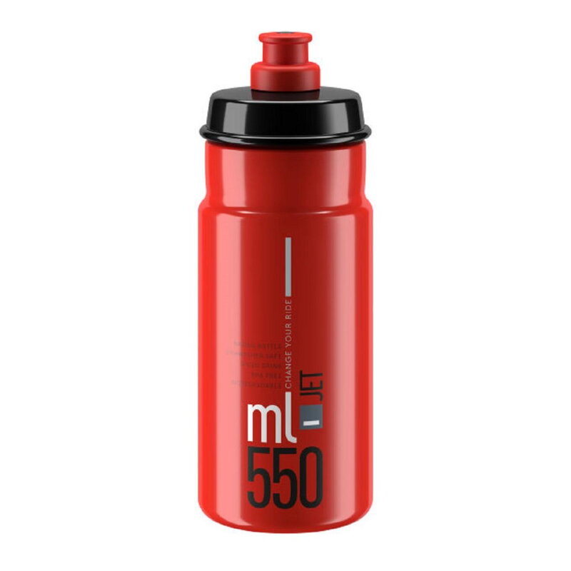 Botella ELITE JET 550 logo rojo gris Botella ELITE JET 550 logo rojo gris