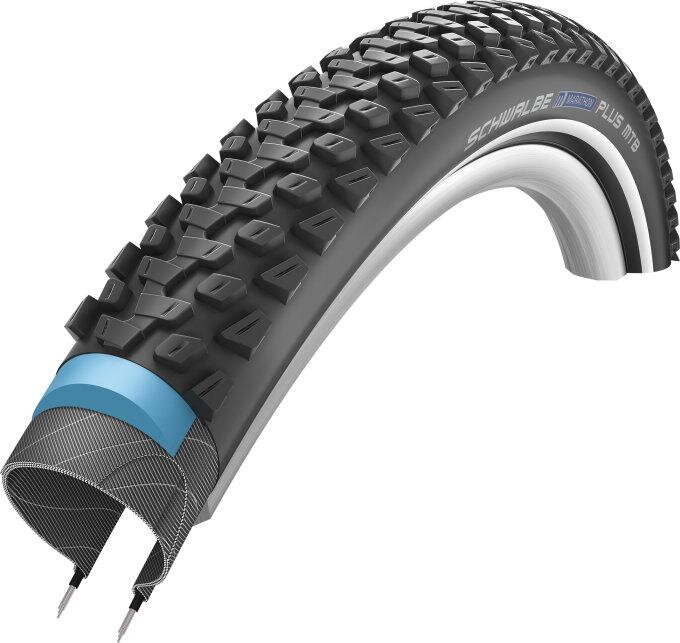 SCHWALBE Cubierta MARATHON PLUS MTB (60-622) 29x2.35 Performance 67EPI Smart DualGuard 1390g Negro reflex SCHWALBE Cubierta MARATHON PLUS MTB (60-622) 29x2.35 Performance 67EPI Smart DualGuard 1390g Negro reflex