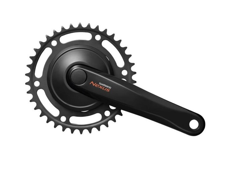 Centro SHIMANO Nexus FC-C600 170mm 38z. negro Centro SHIMANO Nexus FC-C600 170mm 38z. negro