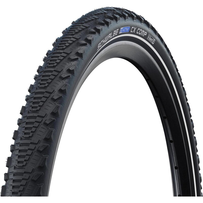 SCHWALBE Neumático CX COMP (40-622) 28x1.50 700x38C Active 50EPI K-Guard 550g Negro reflex