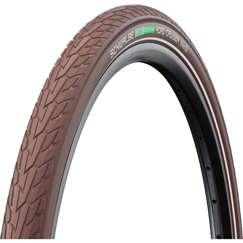 SCHWALBE Neumático ROAD CRUISER (47-622) 28x1.75 Active 50EPI K-Guard 800g Café reflex SCHWALBE Neumático ROAD CRUISER (47-622) 28x1.75 Active 50EPI K-Guard 800g Café reflex