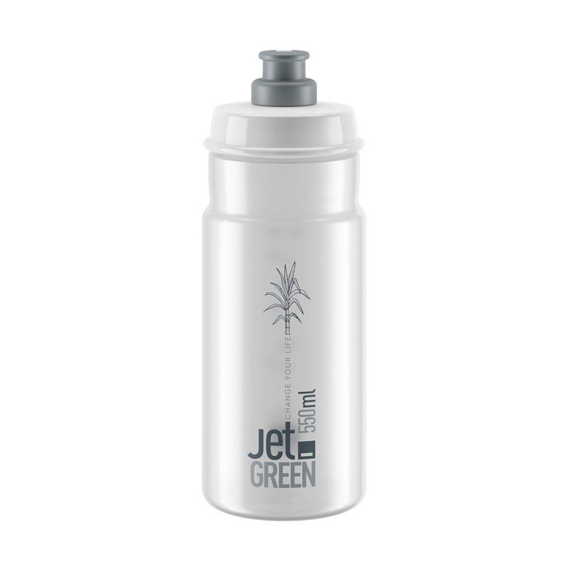 Botella ELITE JET GREEN 550 transparente