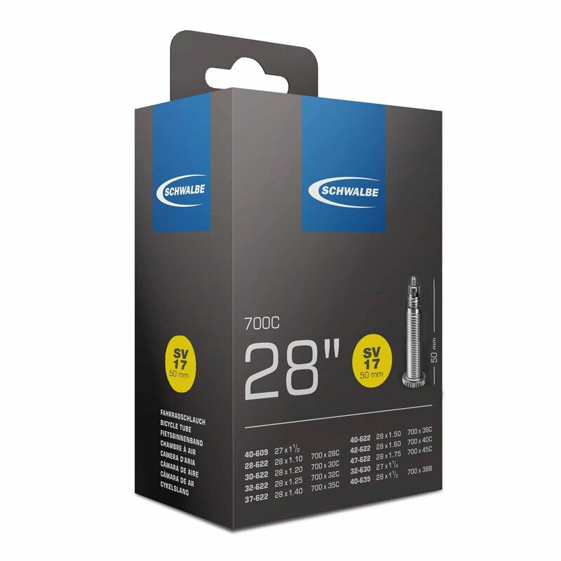 SCHWALBE Cámara de aire SV17 700 28/47-622/635 EK 50mm 150g