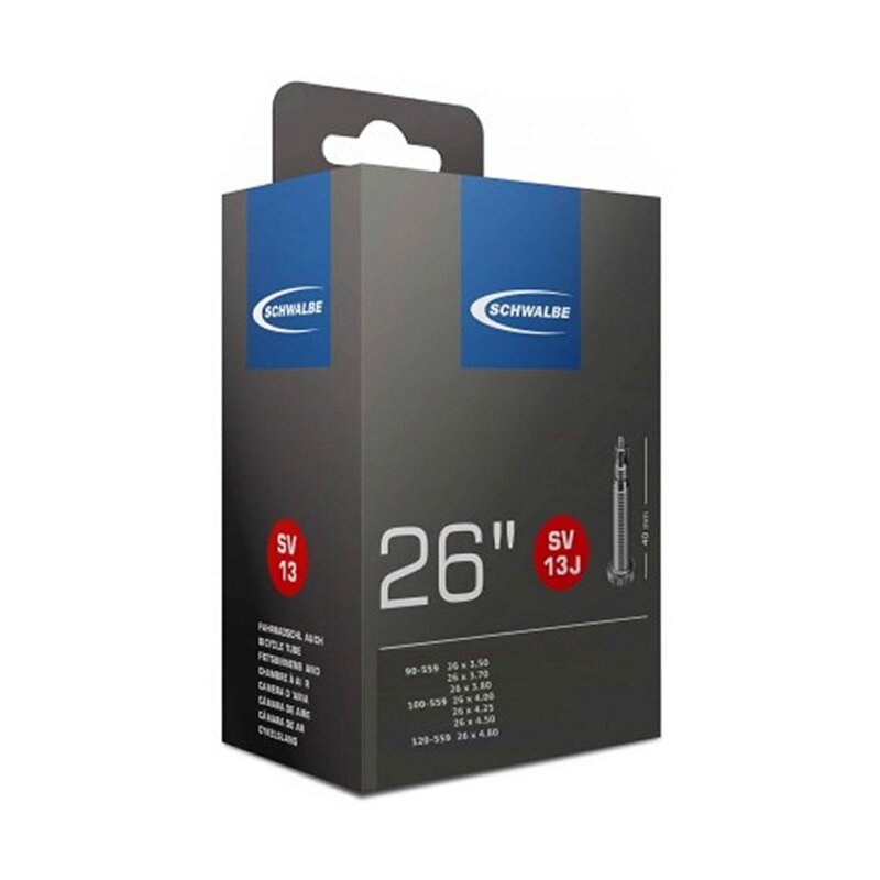 Cámara SCHWALBE SV13J 26x3.50/4.80 40mm (90/120-559) 390g Fatbike