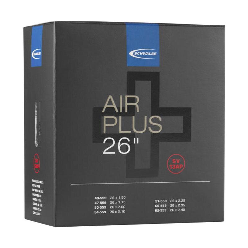 SCHWALBE Tubo AIR PLUS SV13AP 26x1.50/2.50 FV(40/62-559) 40mm 290g