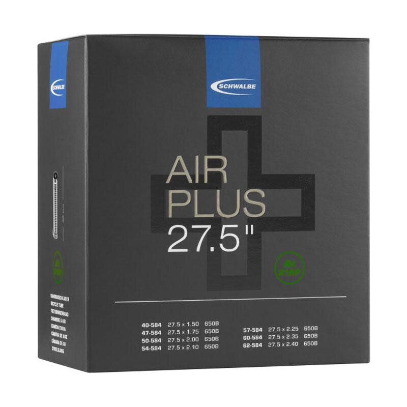 SCHWALBE Cámara de aire AIR PLUS AV21AP 27.5x1.50/2.40 AV(40/62-584) 40mm 305g