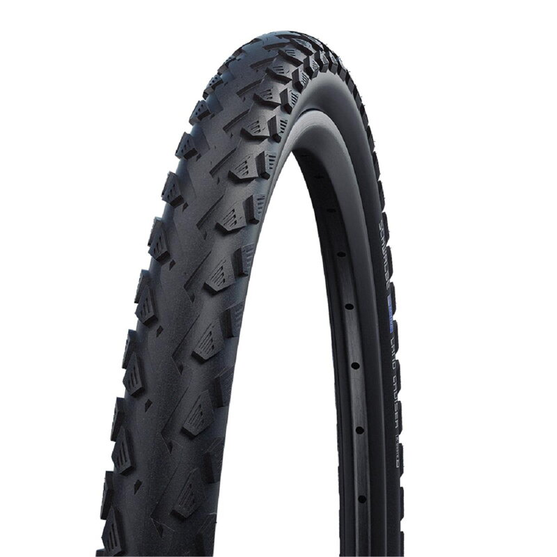 SCHWALBE Neumático LAND CRUISER (37-622) 28x1.40 700x35C Active 50EPI K-Guard 710g Negro