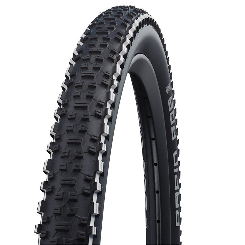 Neumático SCHWALBE RAPID ROB (57-559) 26x2.25 Active 50EPI K-Guard 720g Cinturón blanco