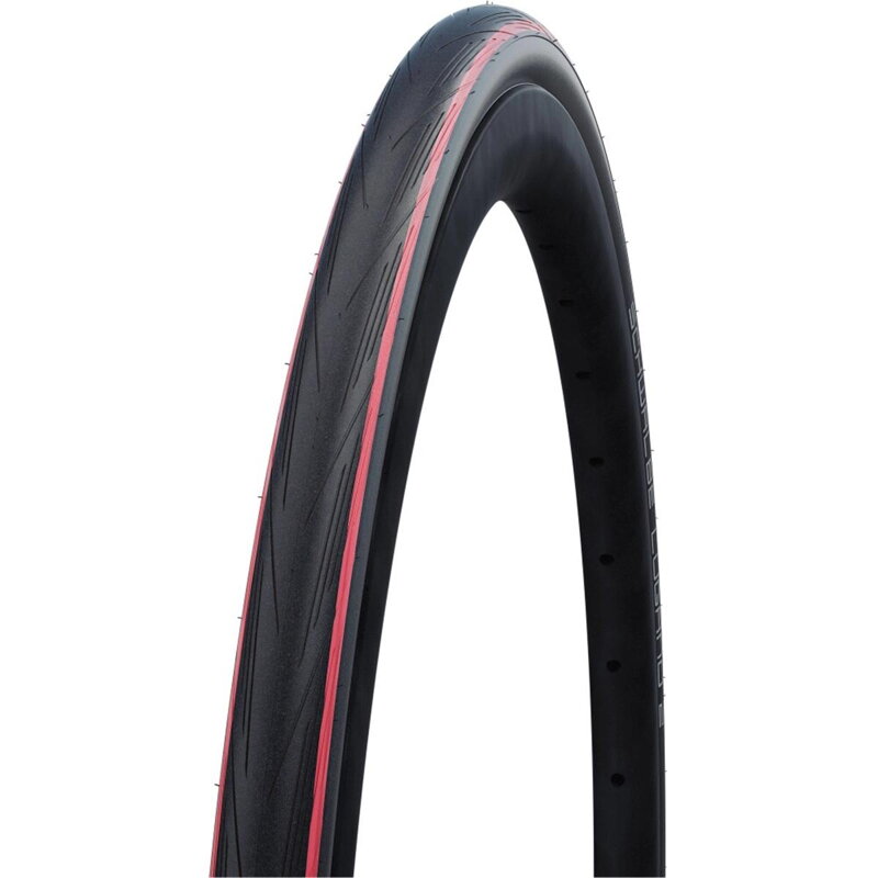 SCHWALBE Neumático LUGANO II (25-622) 700x25C Active 50EPI K-Guard 365g Cinturón rojo