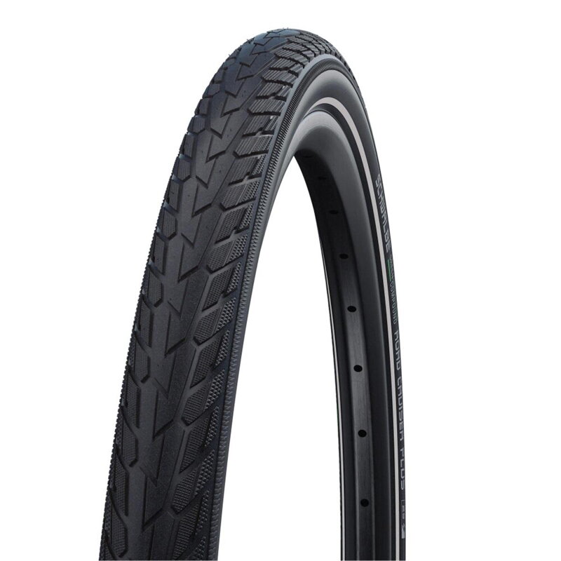 SCHWALBE Neumático ROAD CRUISER PLUS (37-622) 28x1.40 700x35C Active 50EPI PunctureGuard 715g Reflex Verde