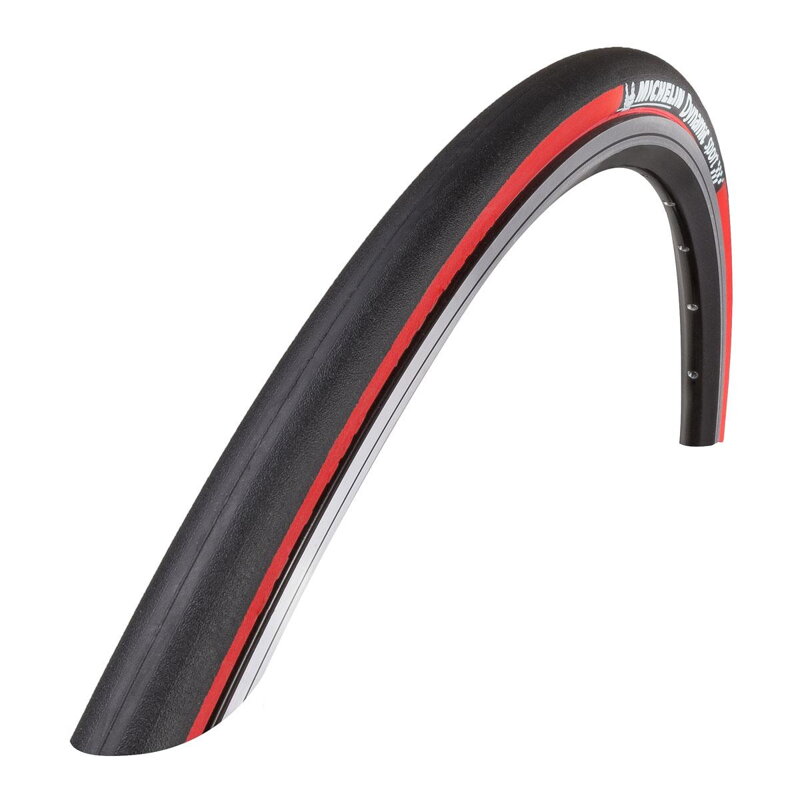 Neumático MICHELIN DYNAMIC SPORT 700x23C (23-622) 33TPI 290g cinturón rojo