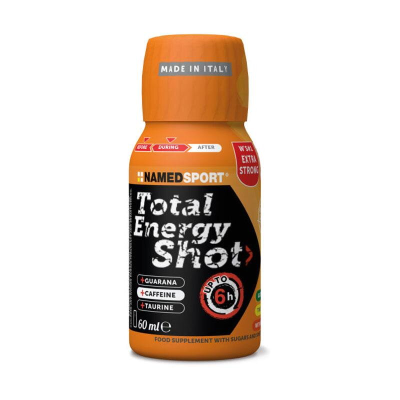 NAMEDSPORT Bebida TOTAL ENERGY SHOT naranja con cafeína 60ml