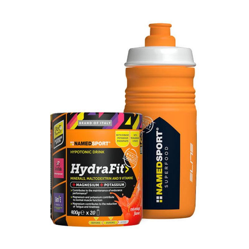 NAMEDSPORT Bebida HYDRAFIT naranja roja 400g
