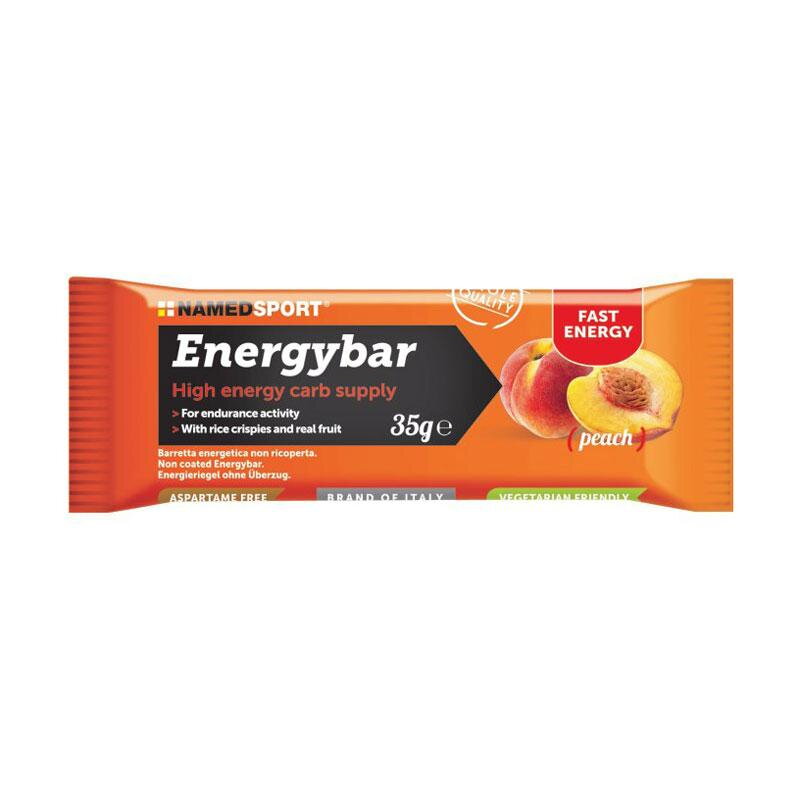 NAMEDSPORT Barrita ENERGYBAR melocotón 35g