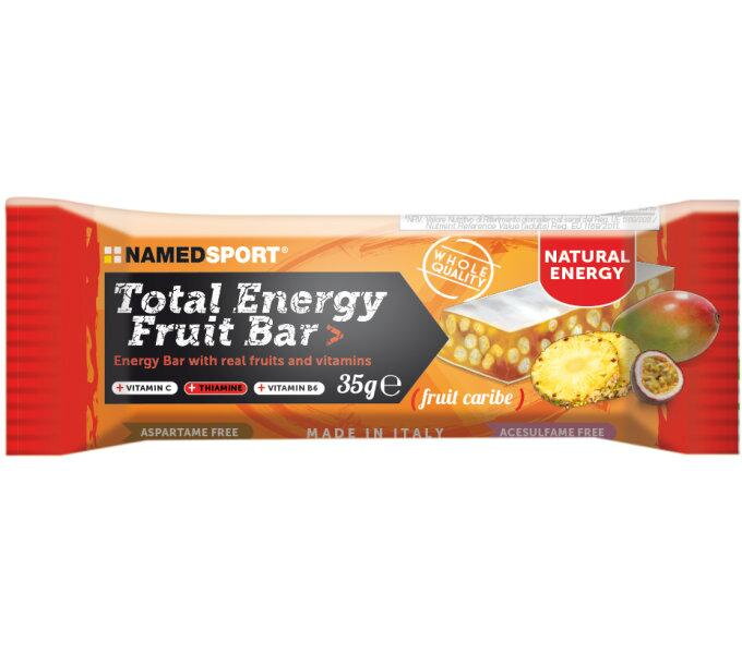 Barrita energética Total Energy NamedSport mezcla de frutos amarillos 35g Barrita energética Total Energy NamedSport mezcla de frutos amarillos 35g