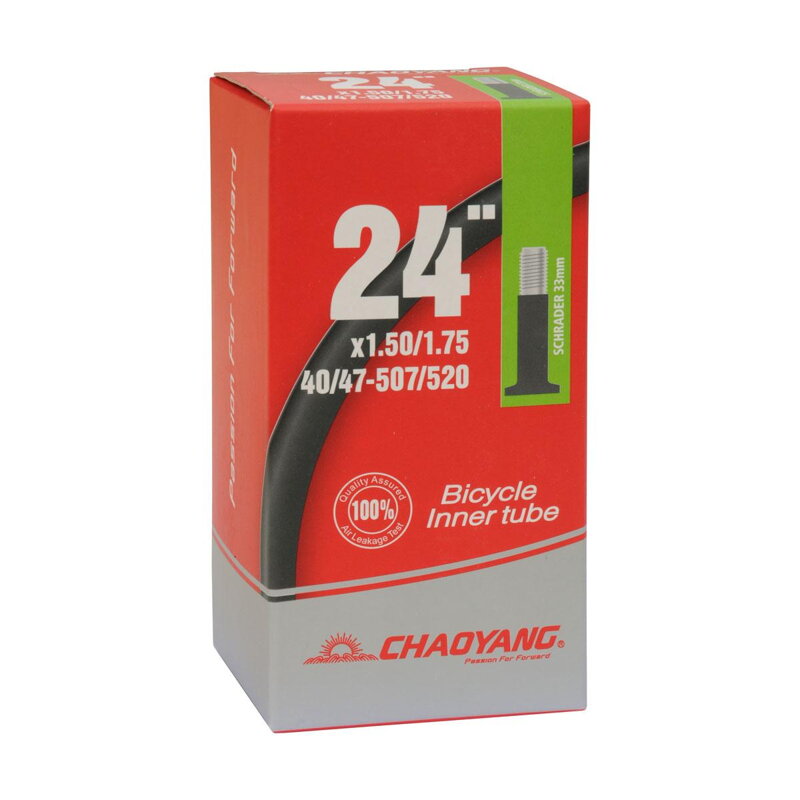 Cámara de aire 24x1,50/1,75 AV33 (40/47-507/520) Cámara de aire 24x1,50/1,75 AV33 (40/47-507/520)